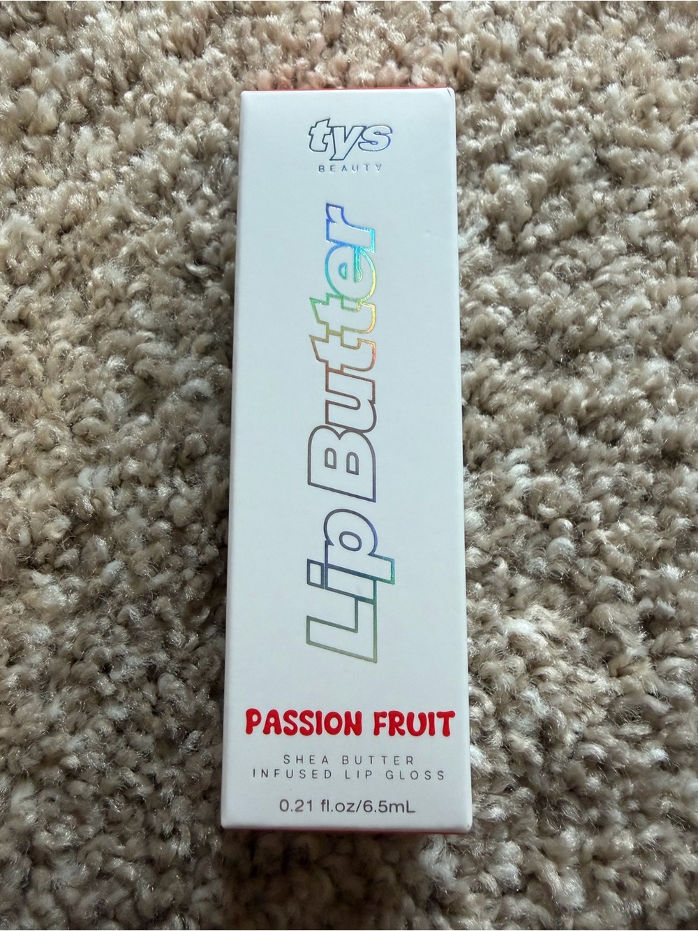 TYS Beauty Lip Butter Shea Butter Infused Lip Gloss – Passion Fruit | New in Box